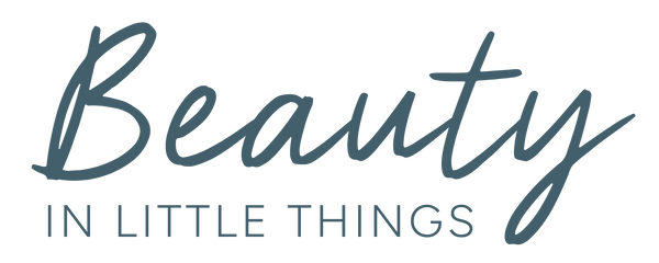 Beauty in Little Things blue logo 